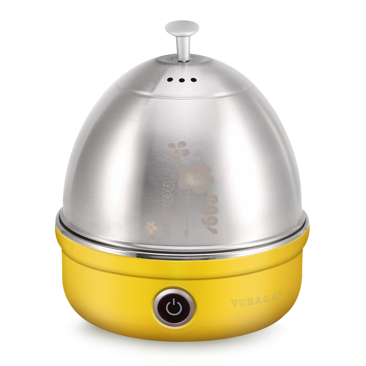 VOBAGA Electric Egg Cooker, Rapid Egg Boiler with Auto Shut Off for So