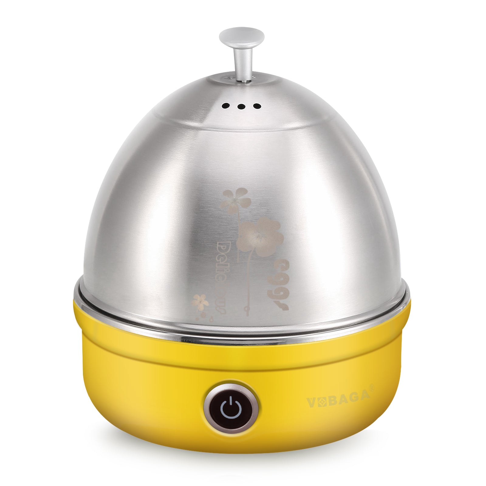 Asixxsix Rapid Egg Cooker, 7 Egg Capacity Electric Egg Boiler with